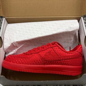 Nike Red Low-Top Sneakers